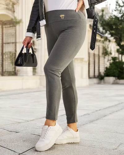 Legginguri PLUS SIZE căptușite cu polar pentru femei de la Royalfashion