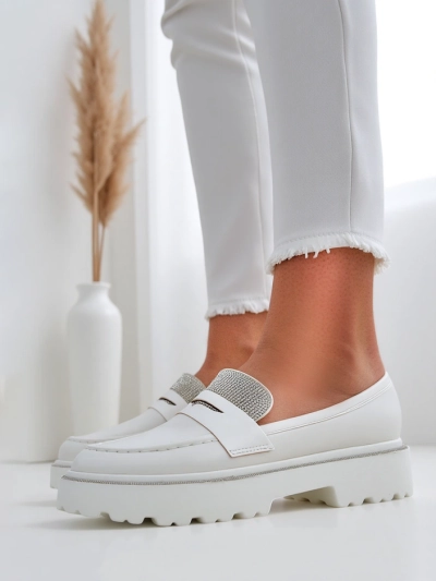 Royalfashion Mocasi femei cu strassuri Vinness