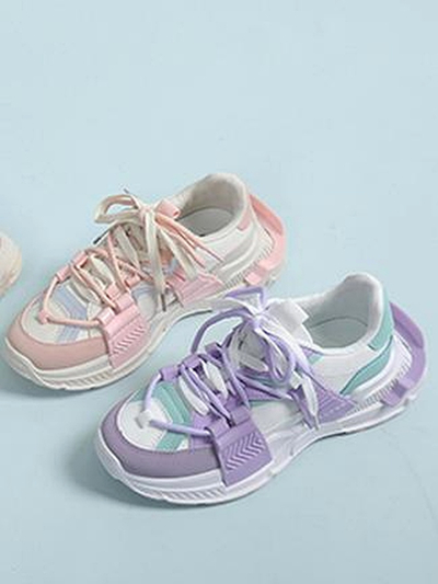 Royalfashion Sneakers sport pentru femei cu inserții din cauciuc Bubble