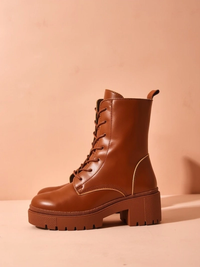 Royalfashion Cizme cu șiret Bumalo pentru femei