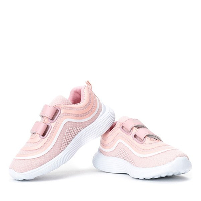Dziecięce różowe buty sportowe Tonia - Obuwie