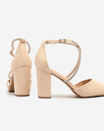 Royalfashion Pantofi de damă Briticca cu zirconiu