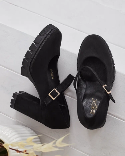 Royalfashion Pompe eco-suede Elomma pentru femei