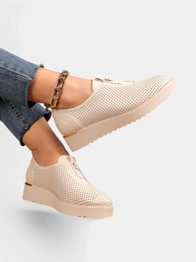 Ghete perforate pentru femei Royalfashion Slip-on Goffies