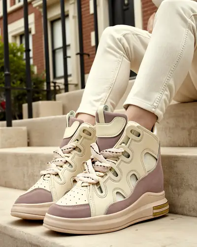 Încălțăminte sport de înaltă calitate pentru femei cu toc ascuns Oblaffi