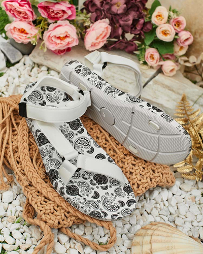 Royalfashion Sandale sport cu talpă plată pentru femei