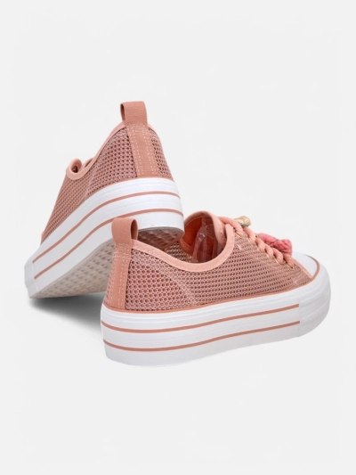 Royalfashion Sneakers perforate pentru femei cu embellismente Osdo