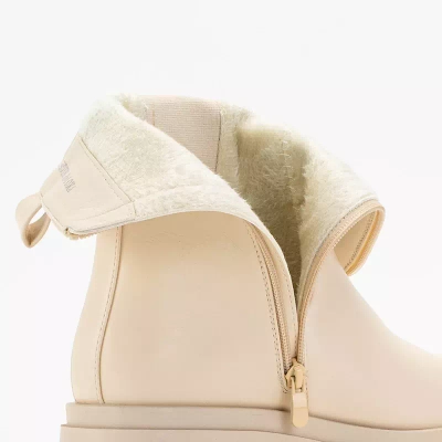 OUTLET Cizme inalte dama bej de la Dolfina - Incaltaminte