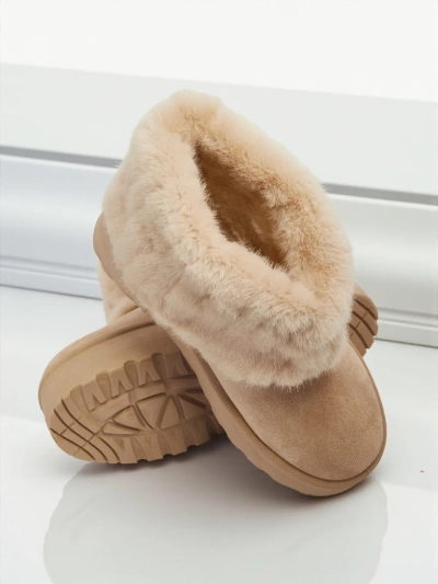 Ghete tip snowboots de damă cu blană artificială Irelle