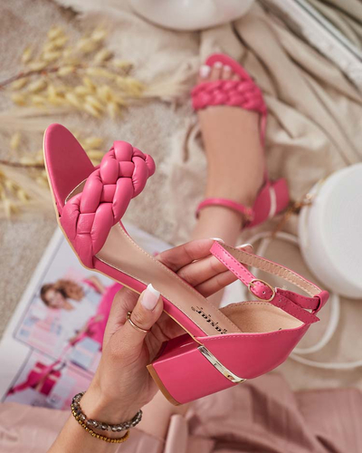 Fucsia sandale cu tijă pentru femei Marines - Încălțăminte