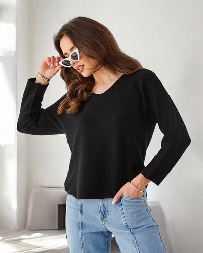 Royalfashion Pulover subțire din vâscoză pentru femei