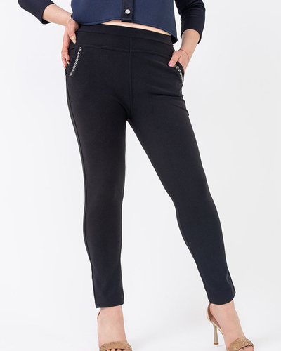 Treggings de damă de culoare PLUS SIZE - Îmbrăcăminte