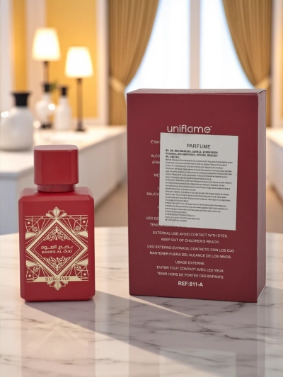 Aurora Sublime Badee Al Oud 50 ml - Parfum oriental în flacon roșu