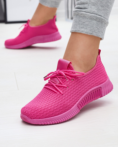 Pantofi sport din material textil pentru femei Fuchsia Vobbu- Footwear