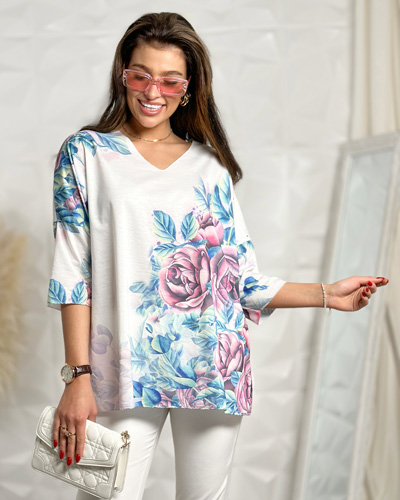 Bluză cu imprimeu pentru femei Royalfashion