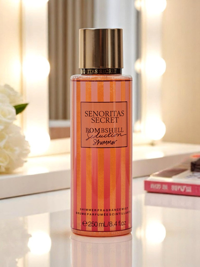 Senoritas Secret Body Mist Seduction Shimmer cu sclipici