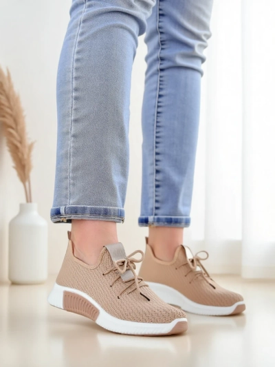 Royalfashion Pantofi sport din material pentru femei Vobbu