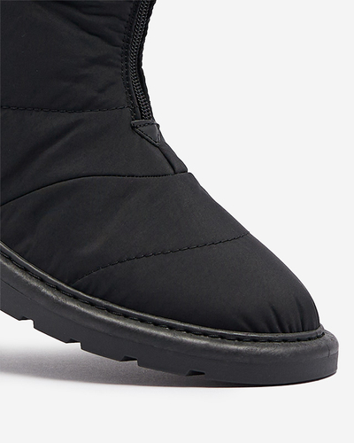 Cizme negre pentru femei a'la cizme de zăpadă Tirigga- Footwear
