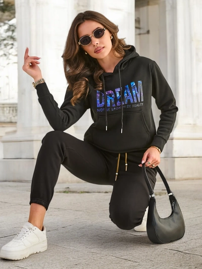 Pantaloni de trening pentru femei cu izolație Royalfashion