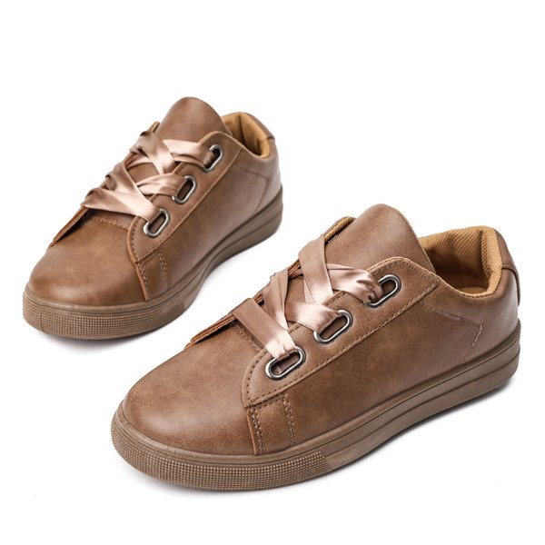 OUTLET Adidași maro din piele ecologică Rumba - Încălțăminte