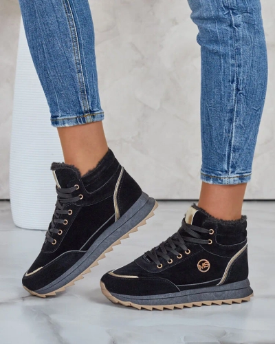 Royalfashion Adidași încălțați pentru femei cu blană Casill