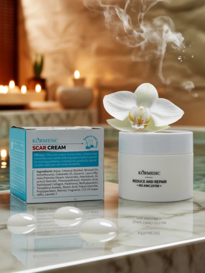 Crema pentru cicatrici care sprijină regenerarea pielii