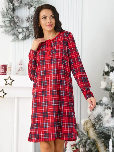 Halat de noapte din bumbac dama cu model in dungi