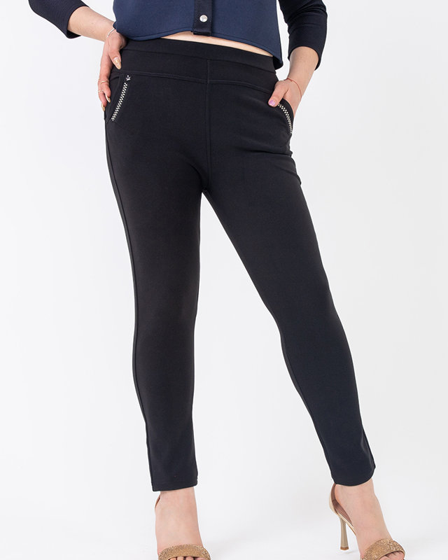 Treggings de damă de culoare PLUS SIZE - Îmbrăcăminte