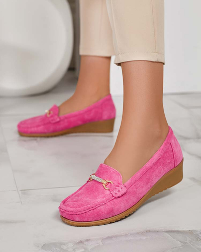 Royalfashion Mocasini de damă eko din piele de căprioară Ewo
