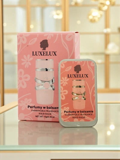 LUXELUX Solid Balm Aurelia – balsam parfumat în cutie metalică 10g