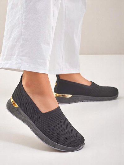 Royalfashion Pantofi slip-on din material pentru femei Perfeti