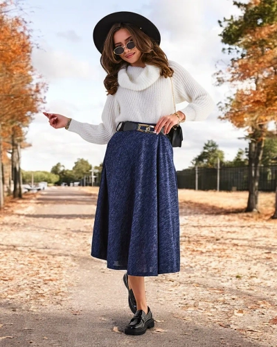 Fusta midi Royalfashion pentru femei