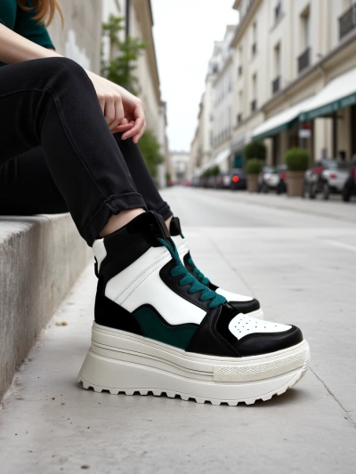Royalfashion Pantofi sport de femei înalți Geeky