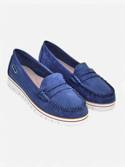 Mocasi ecologici din suede pentru femei Royalfashion Bellisse