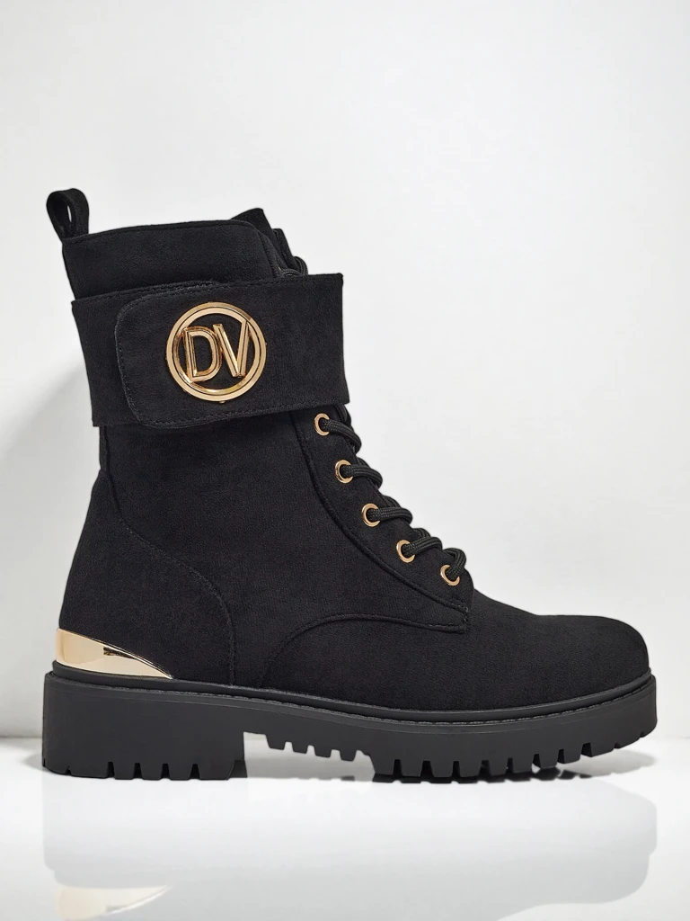 Botine workery de damă cu decorațiuni Lorice