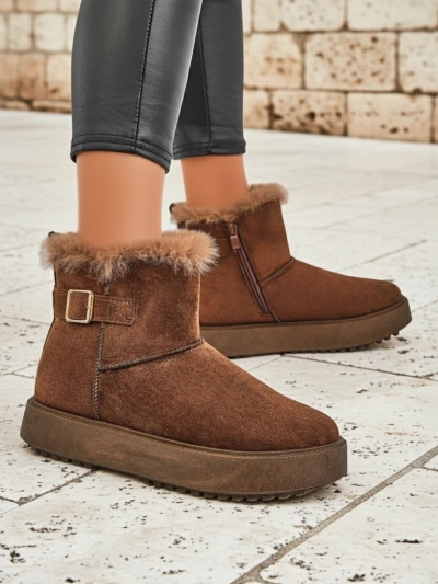 Royalfashion Kratke buti a'la snegovci ženske Winter Crest