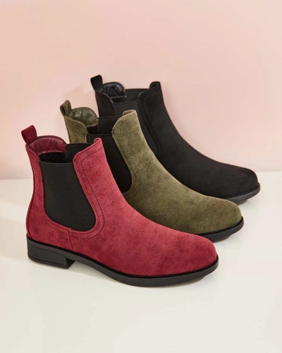 Royalfashion Cizme eco-suede Ataras pentru femei a'la sztyblettes