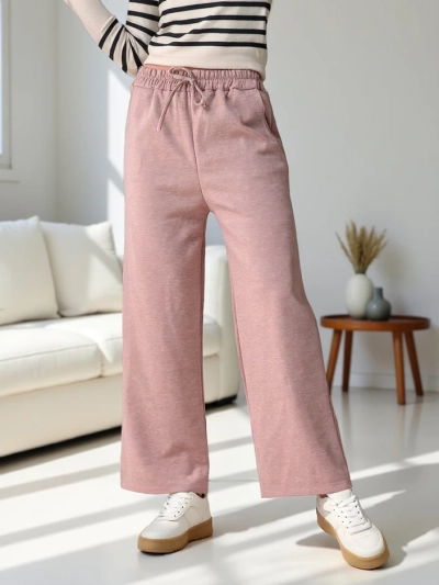 Royalfashion Pantaloni din jersey largi pentru femei