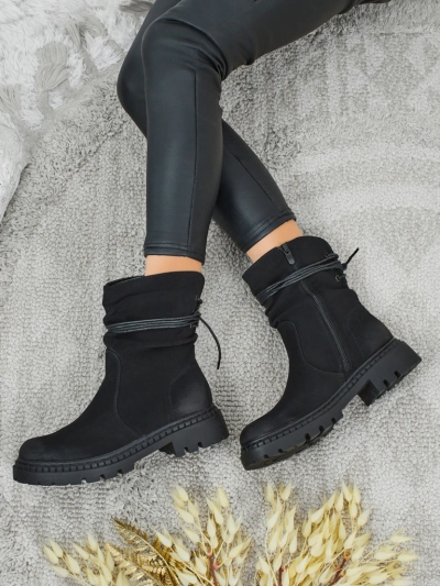 Botine dama mate Lumira