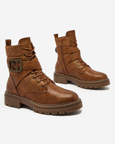 Royalfashion Cizme bagger de damă în maro Muasers