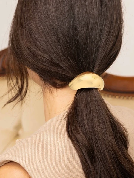 Royalfashion Elastic de păr cu ornament semicircular Halfmoon Twist