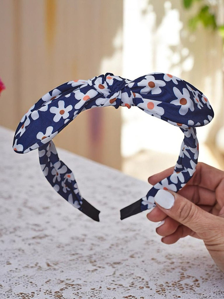 Royalfashion Bentiță cu fundiță, imprimeu floral Florinka