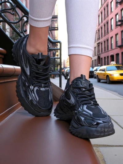 Royalfashion Adidași lacuiți pentru femei Leysi