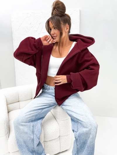 Royalfashion Bluza de damă din bumbac călduroasă Butterfly