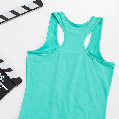 Bluză pentru femei cu turcoaz - Îmbrăcăminte