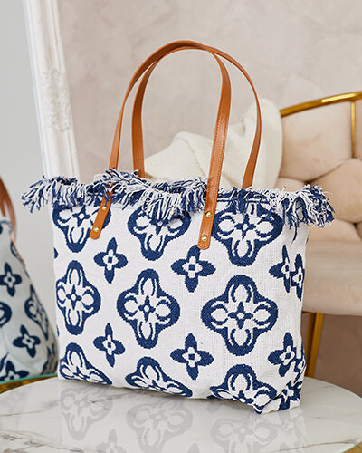 Royalfashion Geantă de umăr din material textil pentru femei