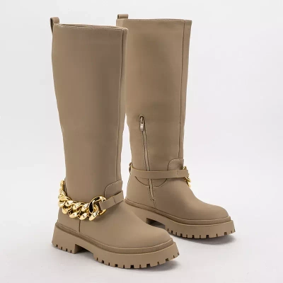 OUTLET Cizme bej dama filusio - Pantofi