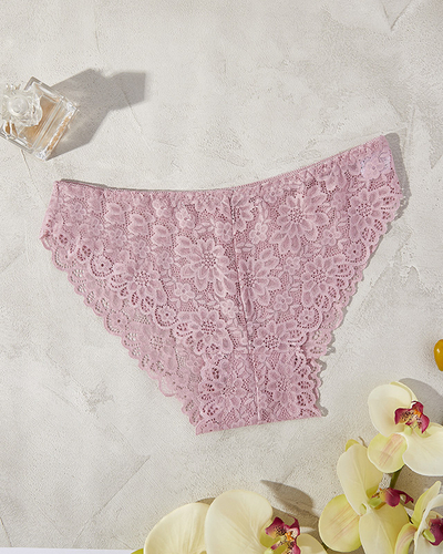 Chiloți roz de damă, slip - Lenjerie intimă