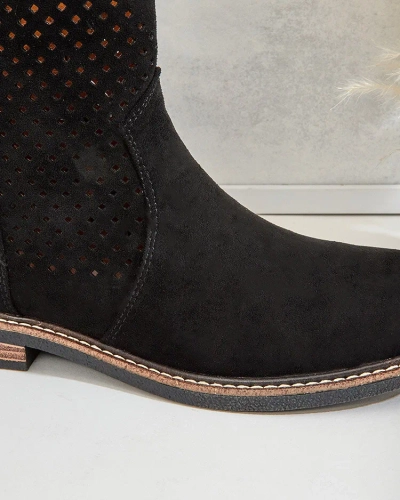 Royalfashion Cizme Toffas Openwork pentru femei