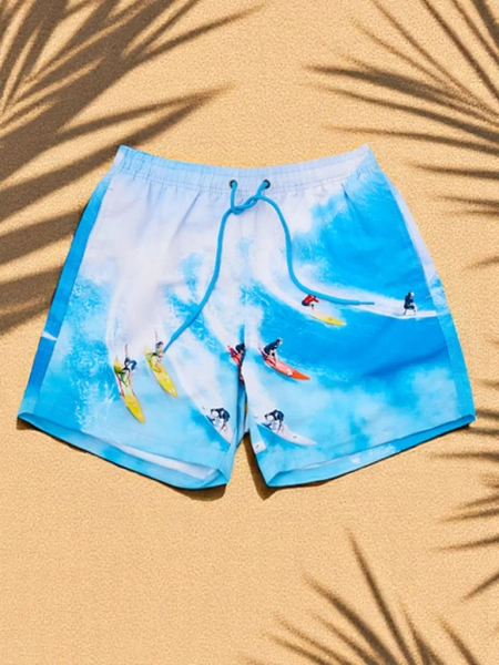 Royalfashion Sportliche Herren-Shorts mit schützendem Netzfutter